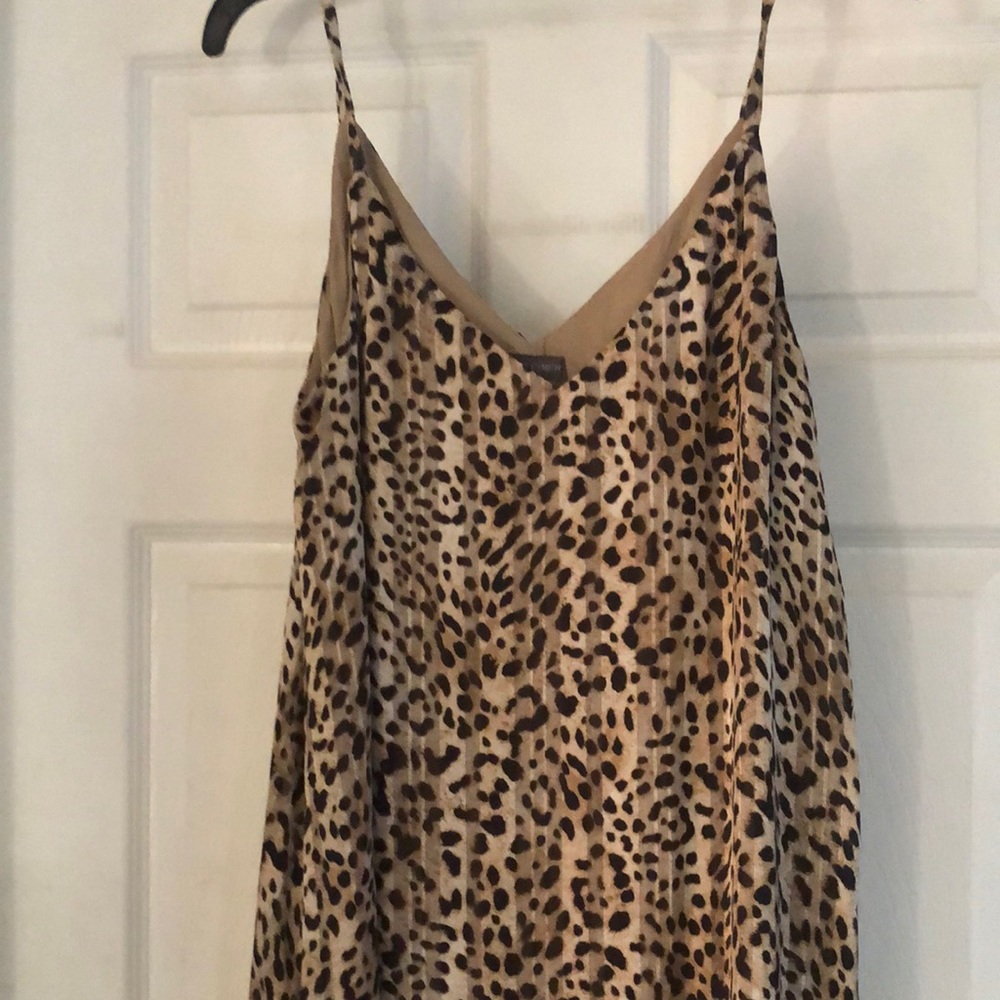 Vince Camuto size L leopard Maxi dress